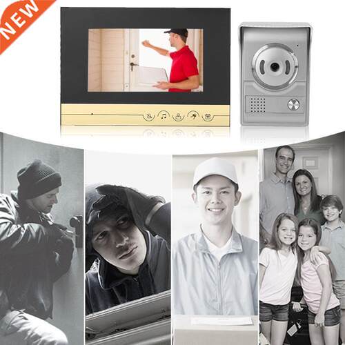 Colorul Smart TFT LCD Wired Door Bell Phone Infrared Night V