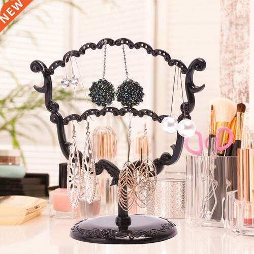 Creative Earring Holder Double-layer 28 Holes Vintage Neckla