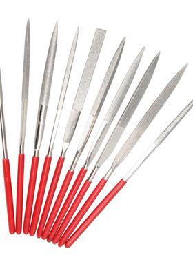 10pcs 140mm Mn Needle Fles Set Handy Tools for Ceramc Gl