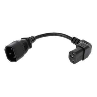 Male to Female C14 C13 PLug PDU Extension Power Cable Connec