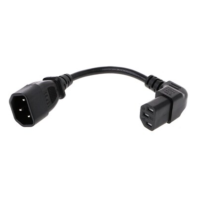 Male to Female C14 C13 PLug PDU Extension Power Cable Connec