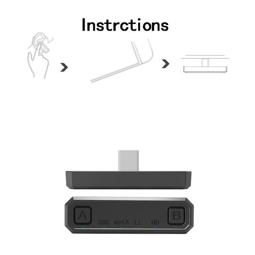 B5 TYPE-C wireless transmitter Mini USB Audio Transmitter A