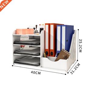 Book Magazine Holder Desk Organizer Stationery Storage Stand