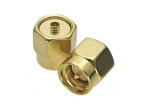 1Pcs Connector SMA Male Plug to IPX U.fl Male Plug RF Adapte