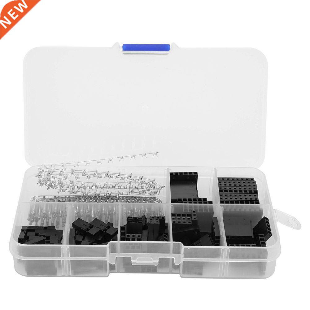 310PCS Cable Jumper Pin Connector Housing Kit Male Crimp Pin