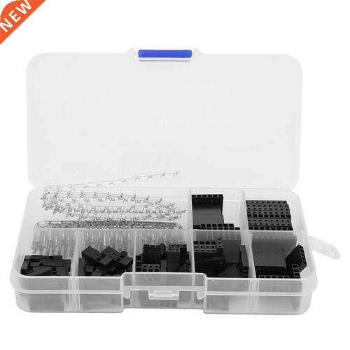 310PCS Cable Jumper Pin Connector Housing Kit Male Crimp Pin
