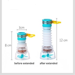 Adjustable Water Tap Extension Filter Shower Water Tap Bathr