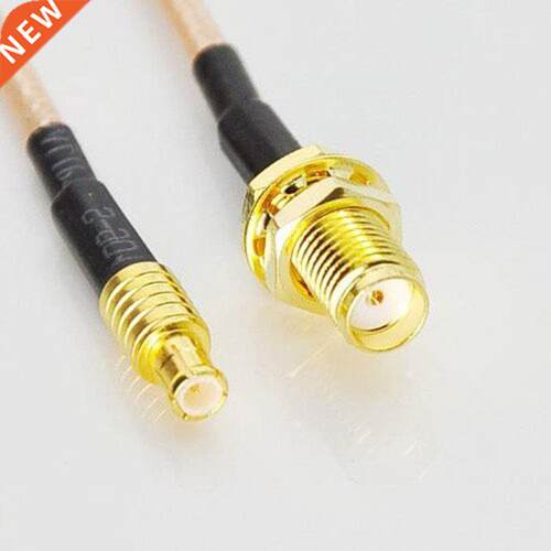 7CM SMA female bulkhead to MCX male straight RF cable assemb