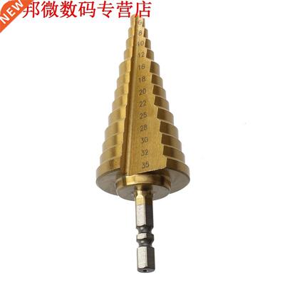 6-35 MM Platng HSS 13 Stap Cone Boor Ttanum Hole Cutter H