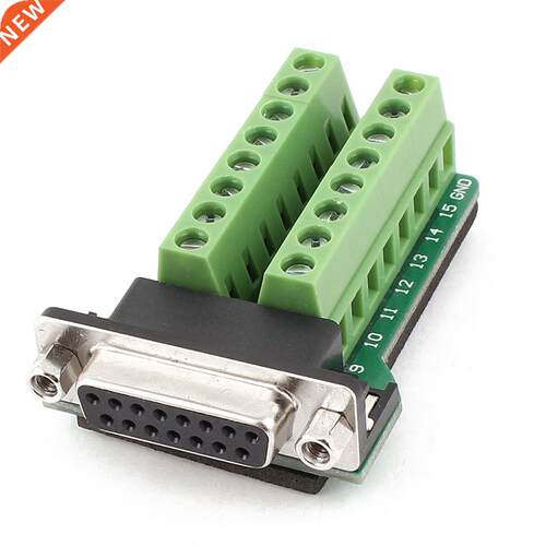DB15 D-SUB VGA 15pin Female Adapter Jack Terminal Breakout P