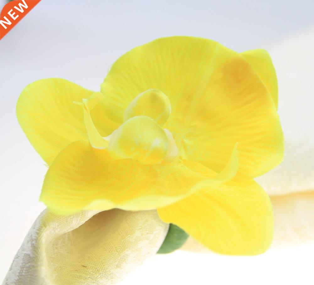 free shipping butterfly flower napkin rings table decoration