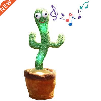 Lovely Dancing Cactus Doll Talking Toy Speak Sound Record Re