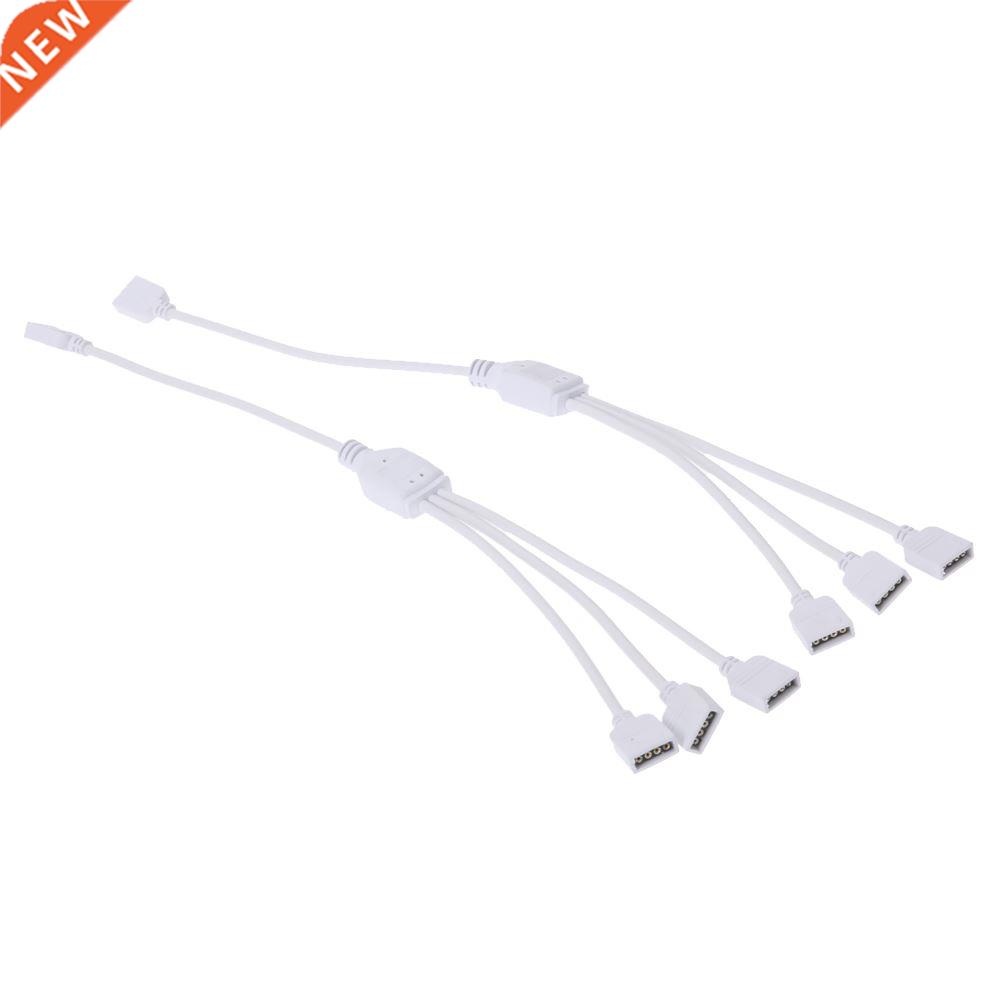 2Pcs 4 Pin RGB Controller Splitter 1 to 3 Cable Pure Control