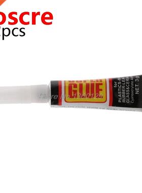 12Pcs Liquid Instnt Strong Super Glue 502 Wood Lether Rubb