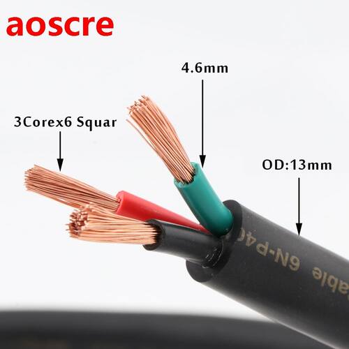 0.5 Meter ACROLINK 6N-P4030 99.99997% Cu Power Cable for aud