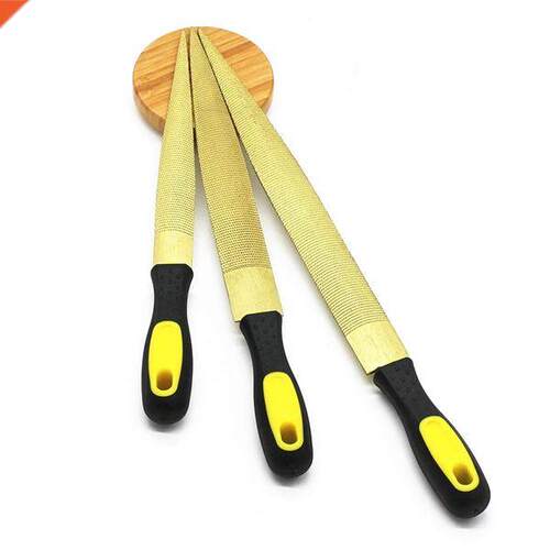 Gold Wood Rasp File Set 6 Inch,8 Inch and 10 Inch Wood File