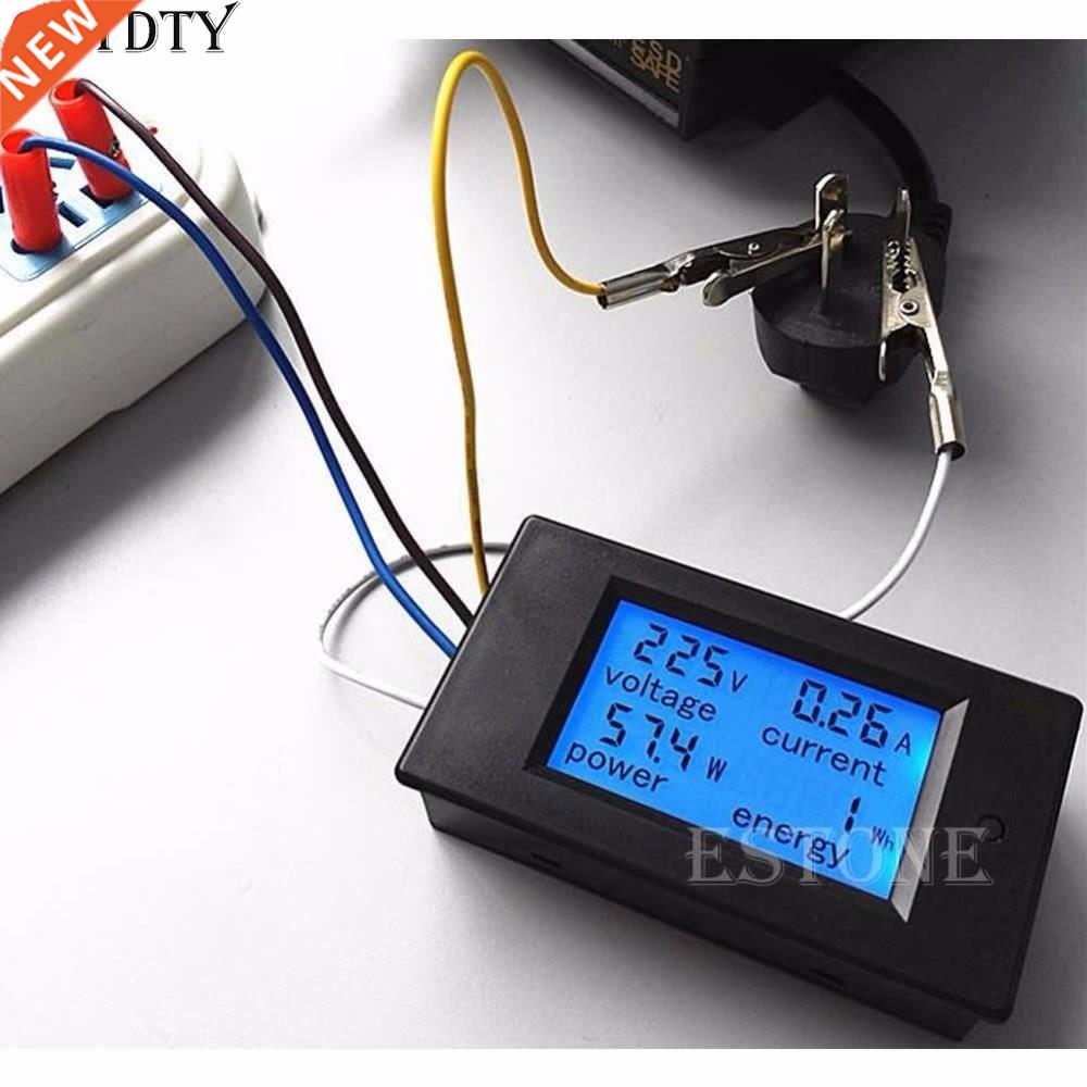 AC 20A 100V LCD Digital Volt Voltage Watt Current Power Mete