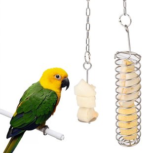 Stainless Steel Birds Food Holder Support Parrot Fruit Veget