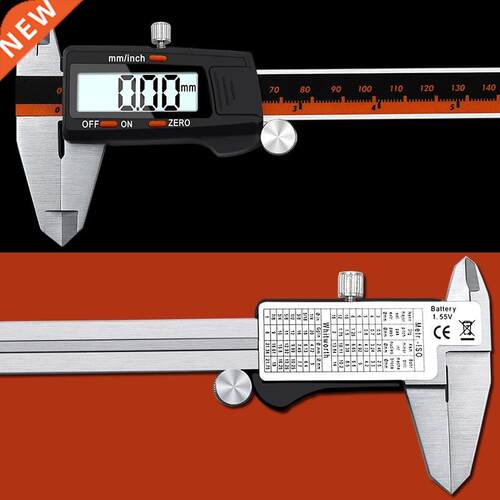 Digital Vernier Caliper 6 Inch 0-150mm Stainless Steel Elect