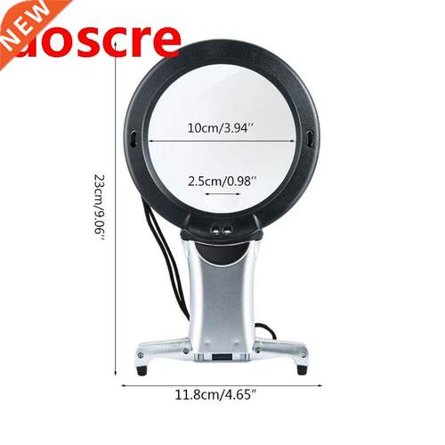 Hands Free LED Magnifier Reading Magnifying Lens Neck Wear J