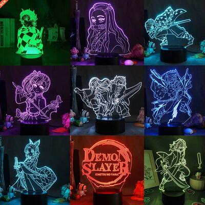Anime Demon Slayer Acrylic Led Night Light Agatsuma Zenitsu
