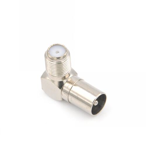 1pcs 90 Degree Right Angled TV Aerial Cable Connector RF Coa