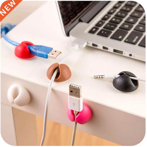 *10PCS Self-adhesive Wire Tie Cable Mount Car line Computer