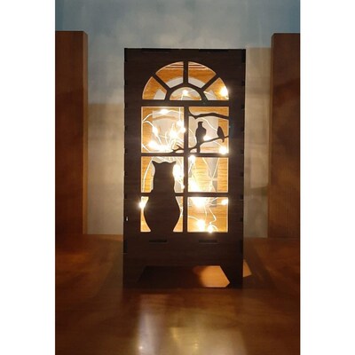 Decorative Mini Special Design Wooden Lampshade Table Orname