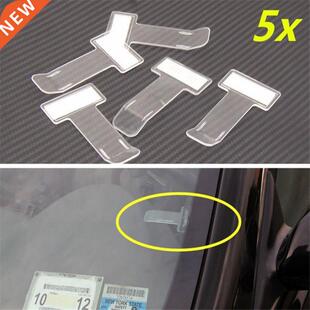 5pcs Car Parking Ticket Permit Holder Tickets folder Time n