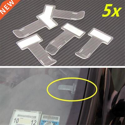 5pcs Car Parking Ticket Permit Holder Tickets folder Time n