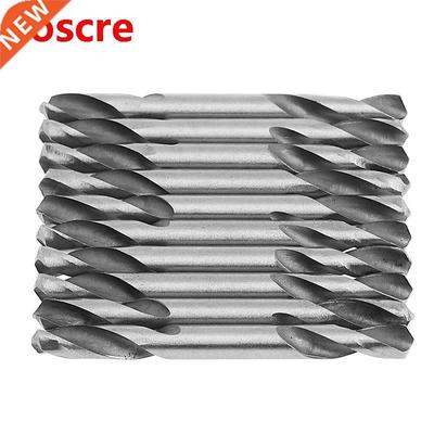 10Pcs 5.2mm HSS Double Ended Spiral Torsion Drill Tools Dril