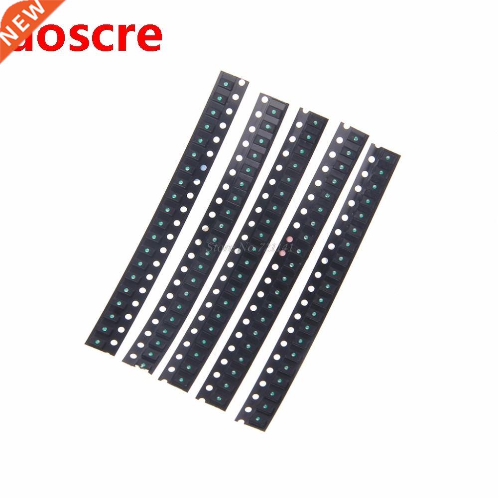 100 Pcs 5 Colors 1206 SMD LED Light Red White Green Blue Yel