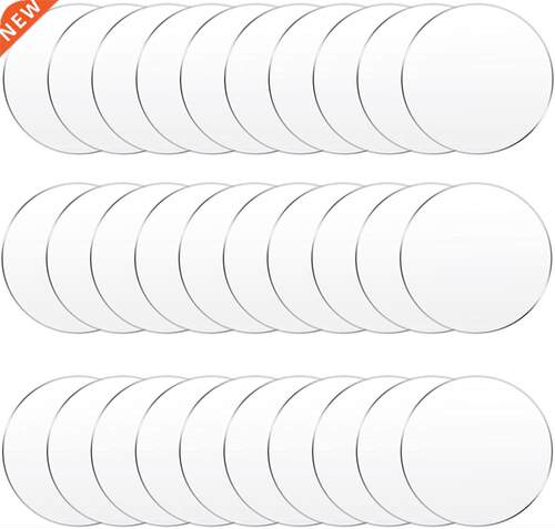 25mm 30mm 40mm 45mm 50mm 60mm Clear Acrylic Disc Gaming Mini