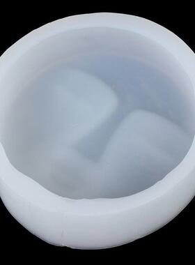 Frosty Face Candle Silicone Mold Simple Face Design Aromathe