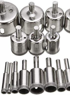 Mintiml 10/15/16pcs Diamond Coated Hss Drill Bit Set Tile Ma