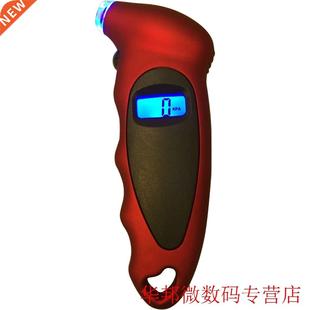Red Car Digital Tire Pressure Gauge Tool Car Motorcycle Bike