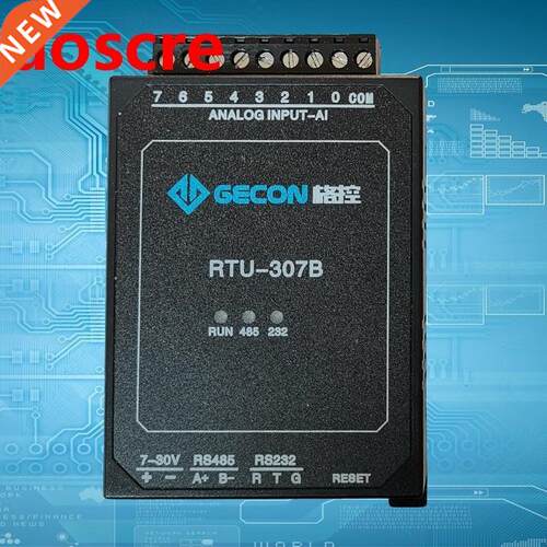 8-way analog acquisition 0/4-20MA 0-10V to RS485 AD conversi