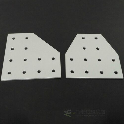 1PC 12 Holes Silver Joint Board Plate Corner Angle Bracket C