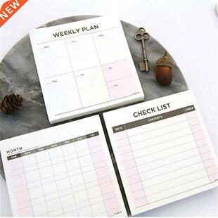 1 * Plan (60 Pages) Kawaii agenda notebooks notepad agendas