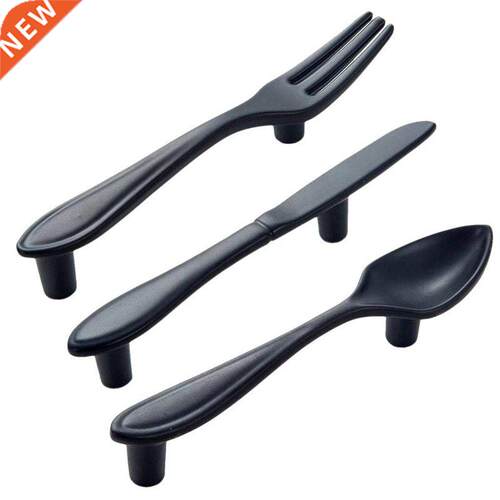 Door handle 3-handle kitchen handle - black