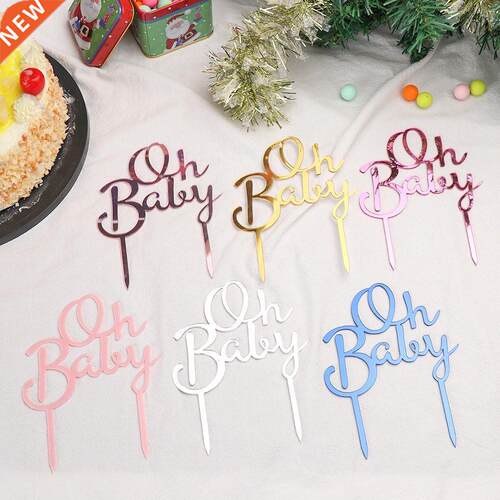 Hot Gold Pink Acrylic ''One'' Cake Topper fo