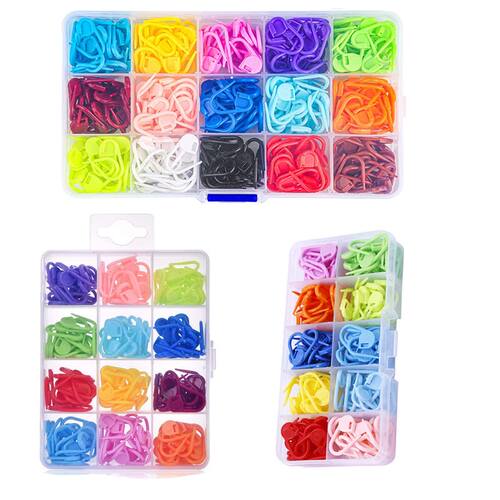 150Pcs/BOX Useful Plastic Pins Sweater Mk Buckle Needle Kn