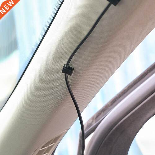 40Pcs Interior Accessories Car Vehicle Data Cord Cable Tie M
