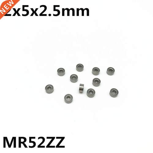 50Pcs MR52ZZ L-520ZZ 2x5x2.5 mm Deep Groove Bll Bering Min