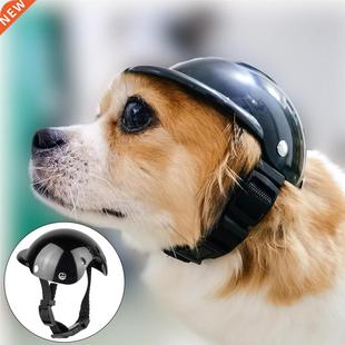 Fashion Pet Dog Cat Motorcycle Safety Helmet Protective Hat