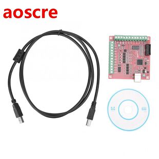 MACH3 4 Axis CNC Break-out Board USB Interface 100Khz Red Se
