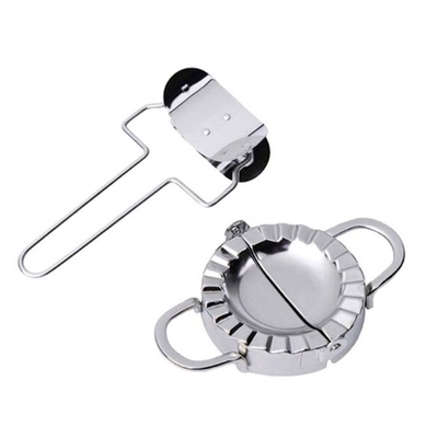 449C 2PCS Dumpling Maker and Cutter Stainless Steel Ravioli