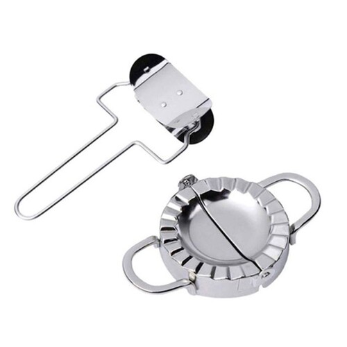 449C 2PCS Dumpling Maker and Cutter Stainless Steel Ravioli