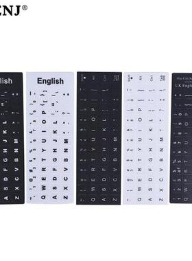 1pc Keyboard Stickers English Letter Replacement For Laptop
