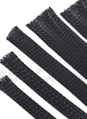 10M 3 4 6 8 10mm Cable Sleeve black Wire Protection PET Nylo